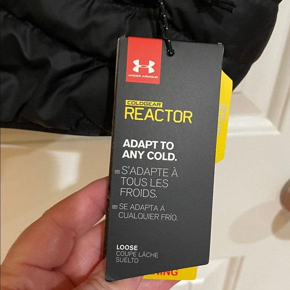 Under Armour Quilted Black Vest men’s medium NWT - Picture 3 of 7